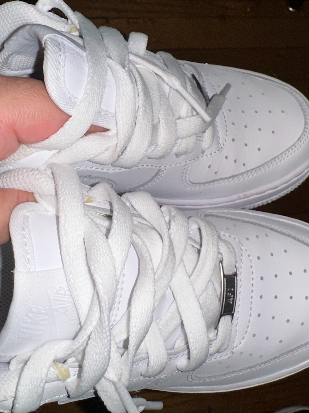 Nike Kids White Low-Top Sneakers